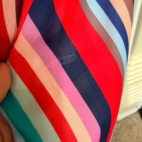 MISSLOOK Colorful Striped Button Down Shirt - Picture 3 of 10